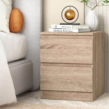 Artiss Pepe Bedside Table Oak