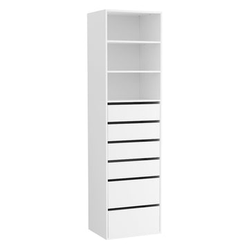 Artiss Chest of Drawers Tallboy 6 Drawer White