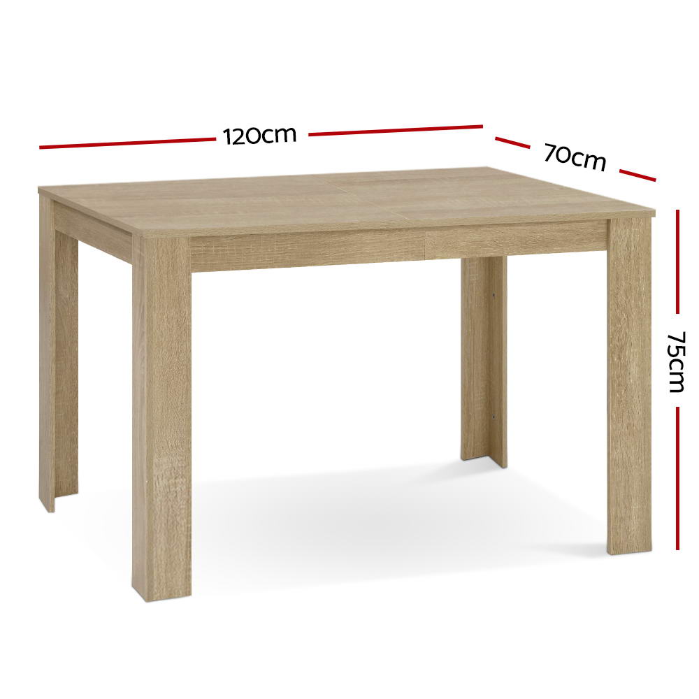 Artiss NATU Dining Table 120cm Oak