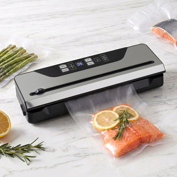Devanti 110W Food Vacuum Sealer Machine 70Kpa 9 Modes Marinate Black