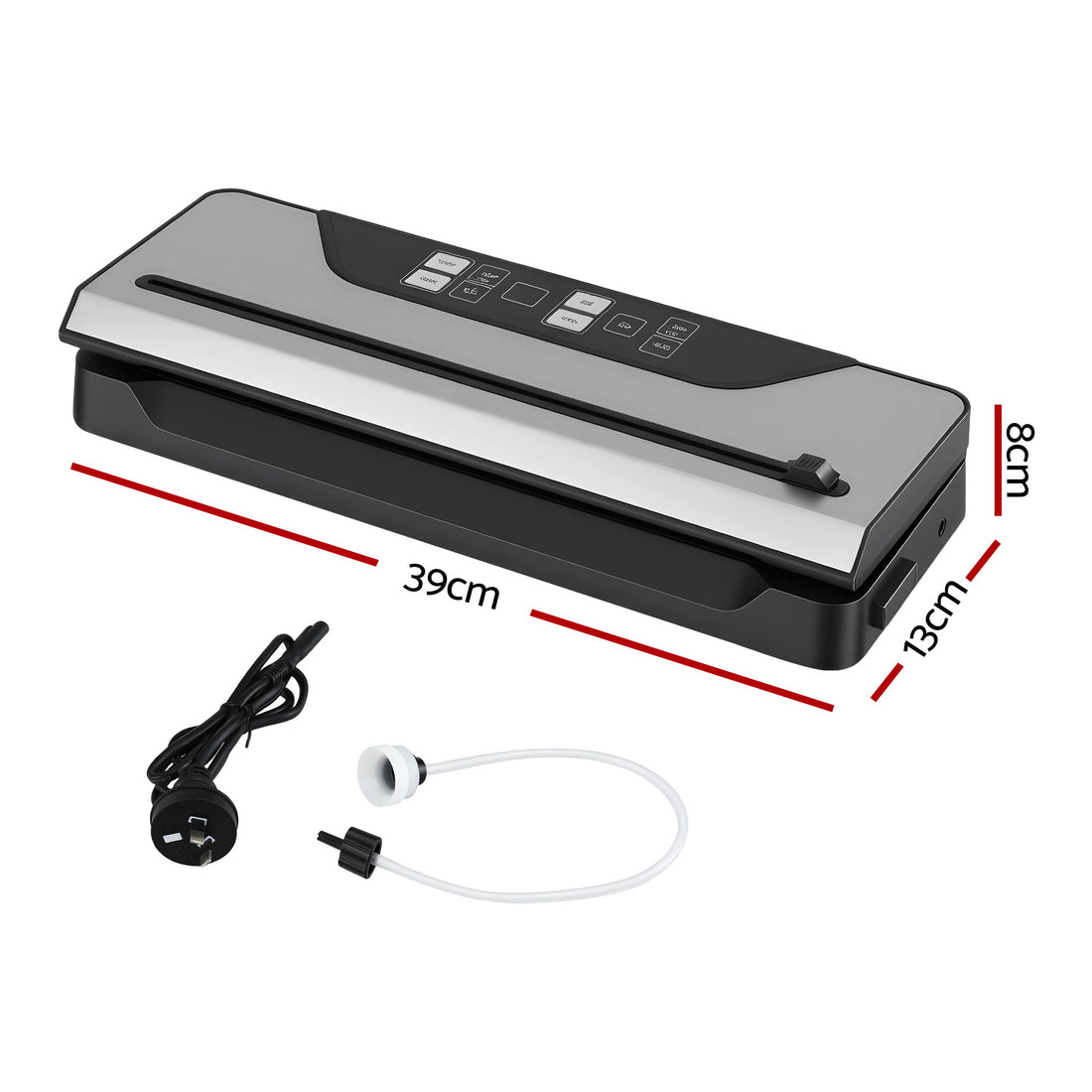 Devanti 110W Food Vacuum Sealer Machine 70Kpa 9 Modes Marinate Black