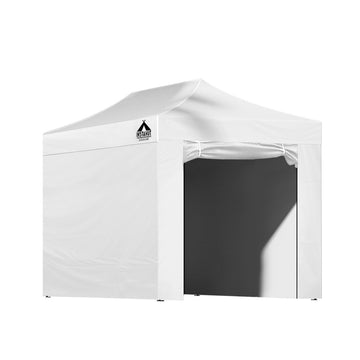Instahut Pop Up Gazebo 3x4.5m 500D Oxford UV Water Resistant White