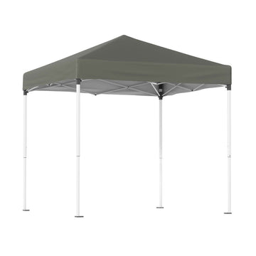 Instahut Gazebo 2x2m Pop Up Grey UV Resistant Base Pods
