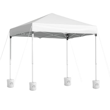 Instahut Pop Up Gazebo 2x2m UV Water Resistant Patio Garden Shade White