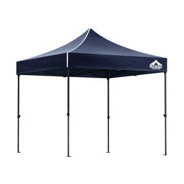 Instahut Pop Up Marquee Gazebo 3x3m UV Water Resistant Folding Navy