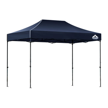Instahut Pop Up Gazebo 500D Oxford 3x4.5m Navy UV Resistant