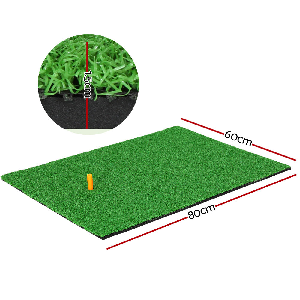 Everfit Portable Golf Practice Mat for Driving Range Training 80x60cm