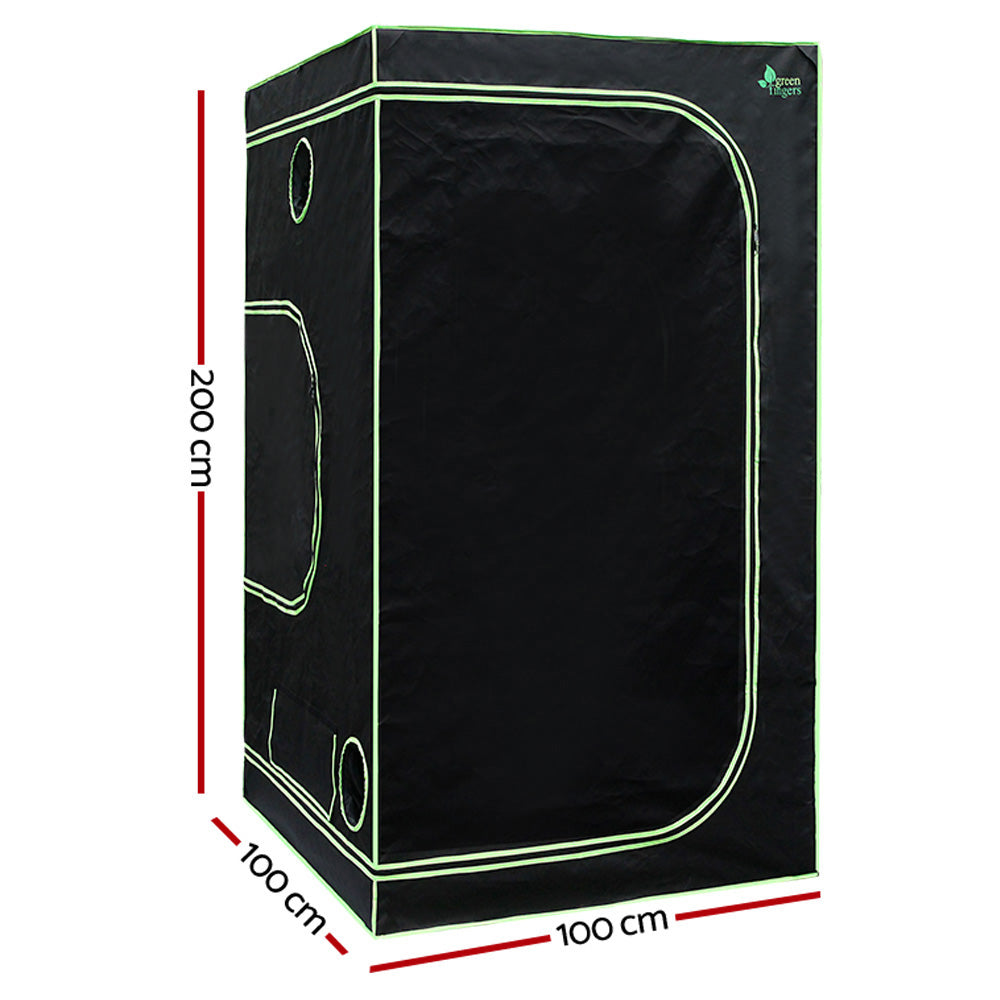 Green Fingers Indoor Grow Tent for Hydroponics 100x100x200cm