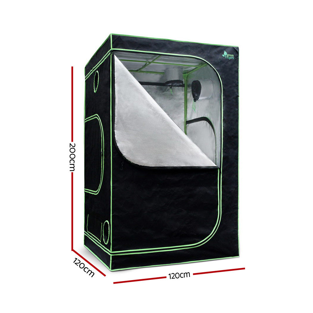 Green Fingers Indoor Grow Tent for Hydroponics 120x120x200cm