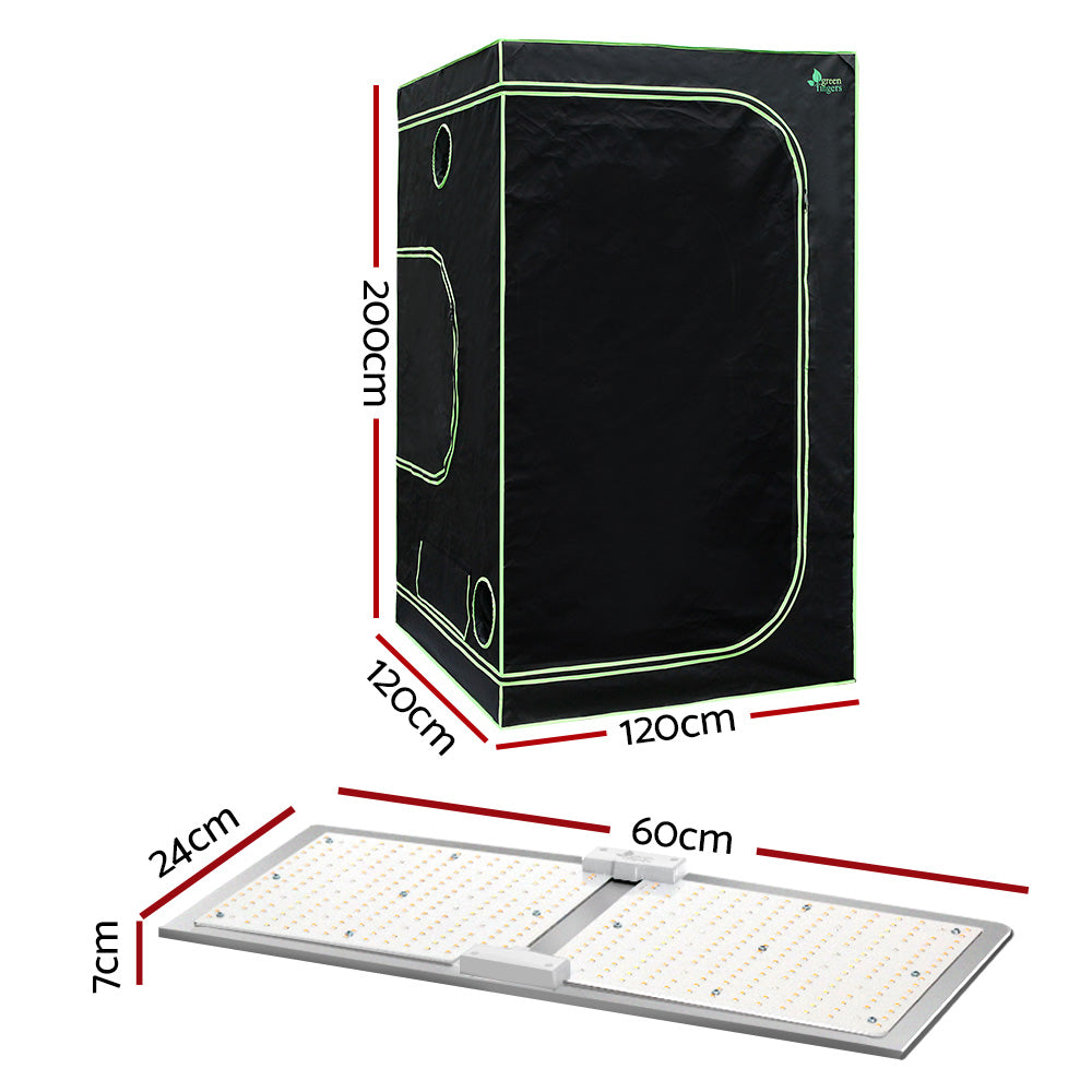 Greenfingers Indoor Hydroponics Grow Tent Kit 220W LED Full Spectrum Smart App