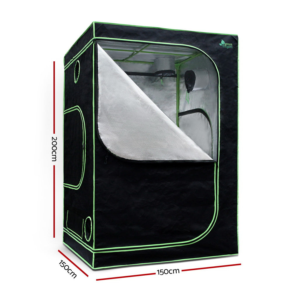 Green Fingers Indoor Grow Tent for Hydroponics 150x150x200cm