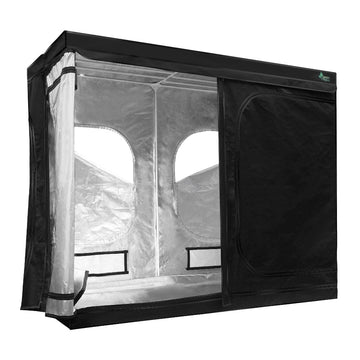 Greenfingers Grow Tent for Hydroponics Plants 2.4x1.2x2m Black