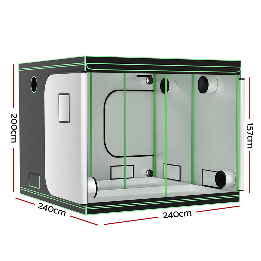Greenfingers Hydroponics Grow Tent 240x240cm Black