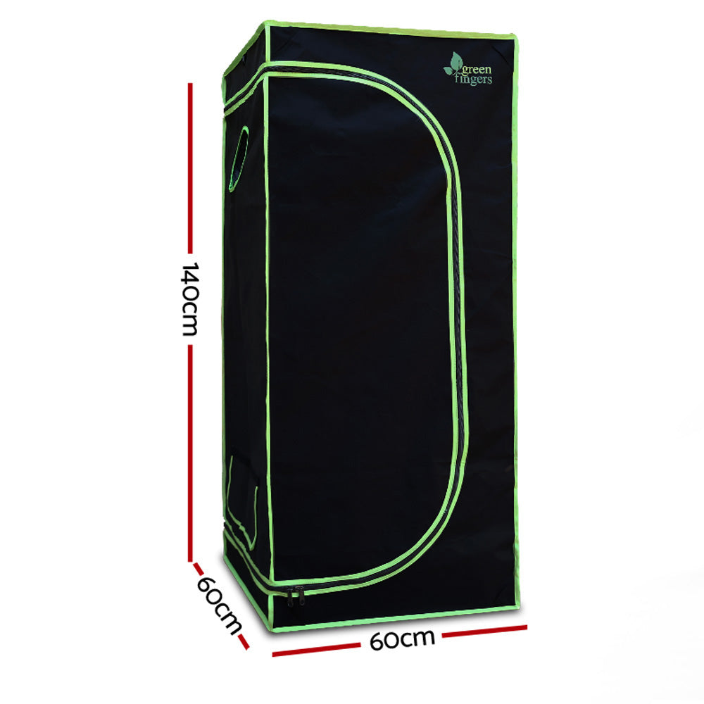 Green Fingers Indoor Grow Tent for Hydroponics 60x60x140cm