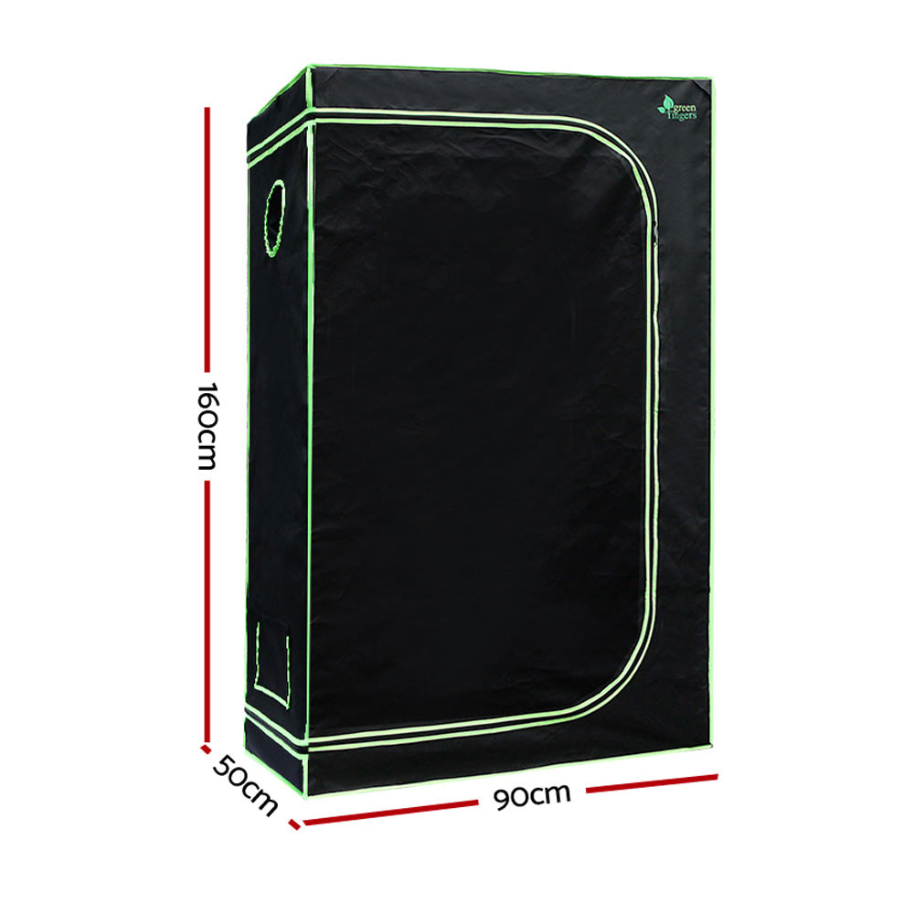 Green Fingers Indoor Grow Tent for Hydroponics 90x50x160cm