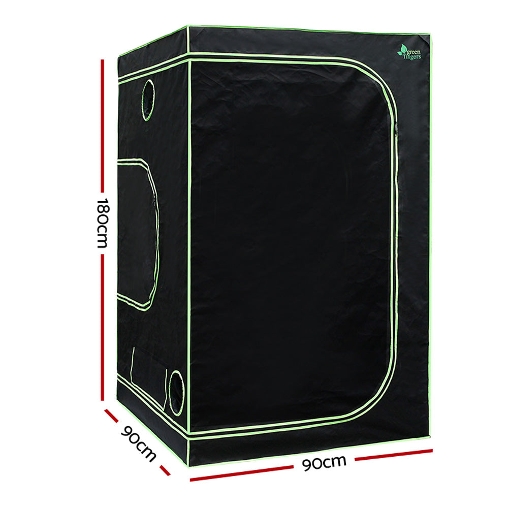 Green Fingers Grow Tent Hydroponics Indoor Plant Room 90x90x180cm