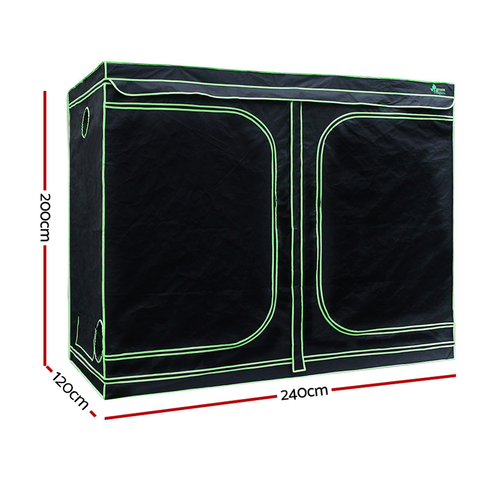 Greenfingers Large Grow Tent Kit with LED Light and Ventilation 240x120x200cm