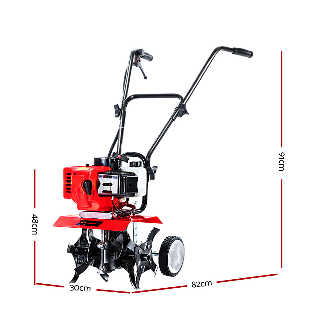 Giantz 65CC Garden Rototiller Tiller 300mm