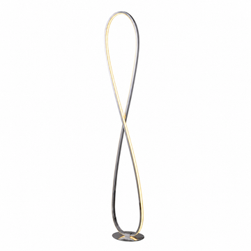 Infinite LED Floor Lamp Warm White 870lm Chrome
