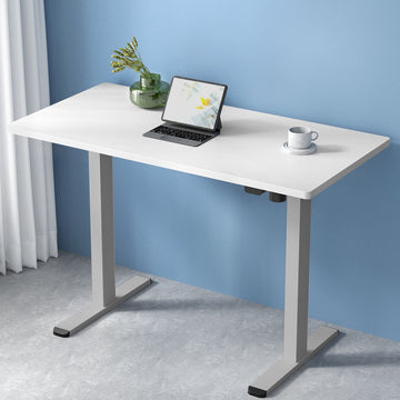 Artiss Motorised Standing Desk Height Adjustable 120CM White