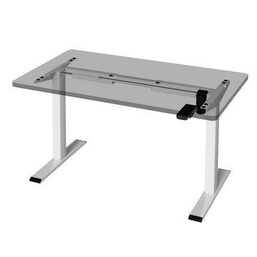 Artiss Electric Standing Desk Frame Height Adjustable 70kg White