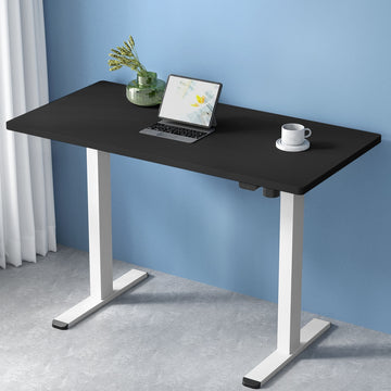 Artiss Motorised Standing Desk Height Adjustable Black 140cm