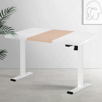 Artiss Motorised Standing Desk Dual Motor Height Adjustable 120CM White