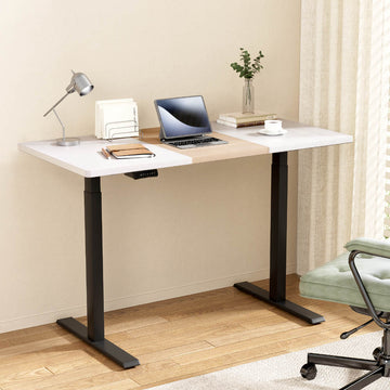 Artiss Electric Standing Desk Dual Motor Sit to Stand 120CM Black
