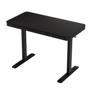 Artiss Electric Standing Desk with Drawer 120cm Black