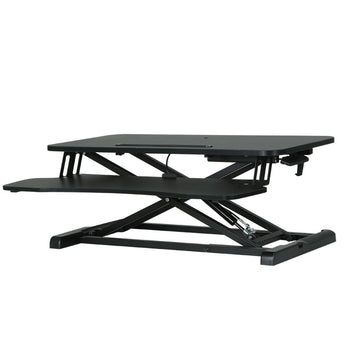 Artiss Desk Riser Height Adjustable Sit to Stand 80cm Black