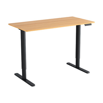 Artiss Electric Standing Desk Motorised Height Adjustable 120cm Black Legs