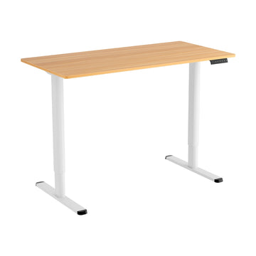 Artiss Electric Standing Desk Height Adjustable 120cm White