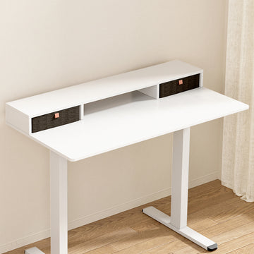 Artiss Desk Shelf Organizer Two-Tier White 120cm