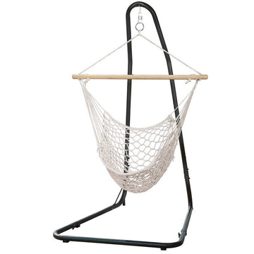 Gardeon Hammock Chair with Steel Stand Padded Seat Backrest