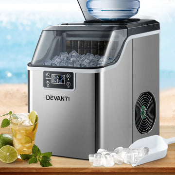 Devanti Ice Maker 24 Cube Countertop 3.2L Self-Cleaning