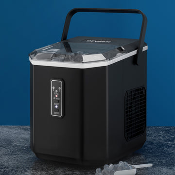 Devanti 12kg Ice Maker Countertop Self-Cleaning 1.3L Black