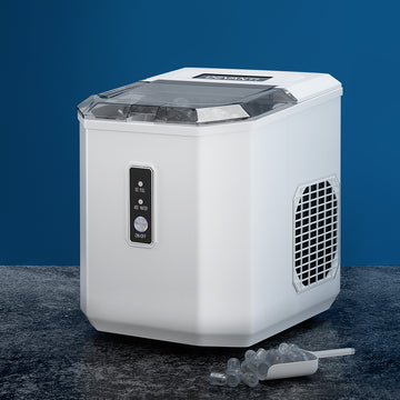 Devanti Portable Ice Maker 12kg Self-Cleaning White