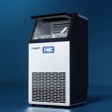 Devanti Commercial Ice Maker 45kg Daily Production Stainless Steel