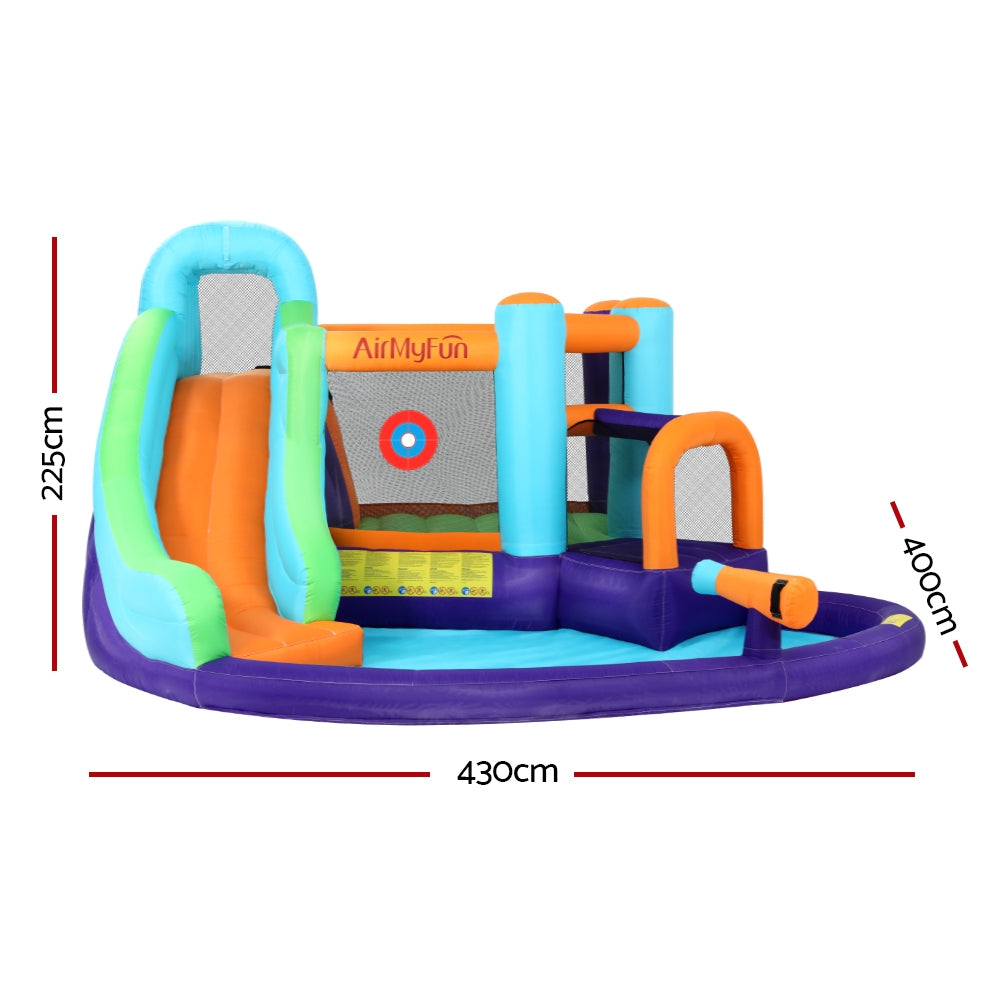 AirMyFun Inflatable Kids Water Park Slide Castle Outdoor