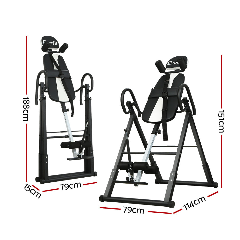 Everfit Inversion Table Gravity Back Stretcher with 180-Degree Adjustable Inversion