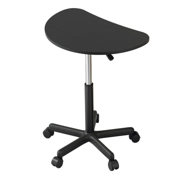 Artiss Mobile Laptop Desk Height Adjustable with Castor Wheels 60CM Black