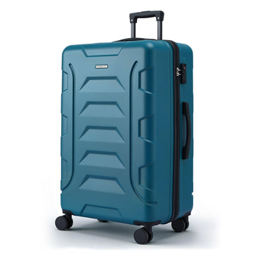 Wanderlite Hard Shell Luggage 28in TSA Lock 360° Wheels Teal