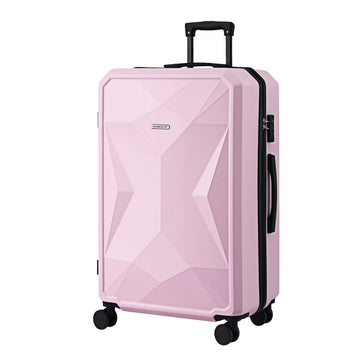 Wanderlite Hardshell Suitcase 28 inch Pink TSA Approved Travel Luggage