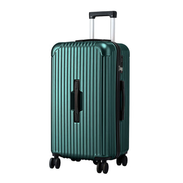 Wanderlite Trunk Luggage with TSA Lock and USB-C Port 28inch Green