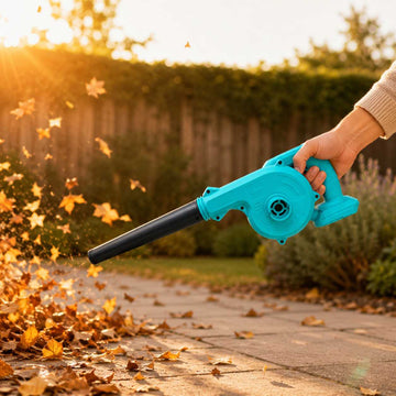 Cordless Electric Leaf Blower 18V Makita Battery Dust Blower Green