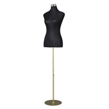 Embellir Dressmaking Mannequin Pinnable Black Canvas