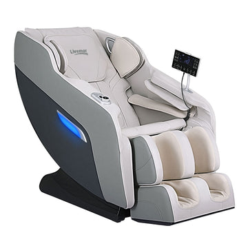 Livemor Zero Gravity Massage Chair with Professional Heat Therapy Grey