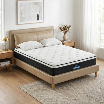 Giselle Bedding Euro Top Mattress 21cm Medium Firm King