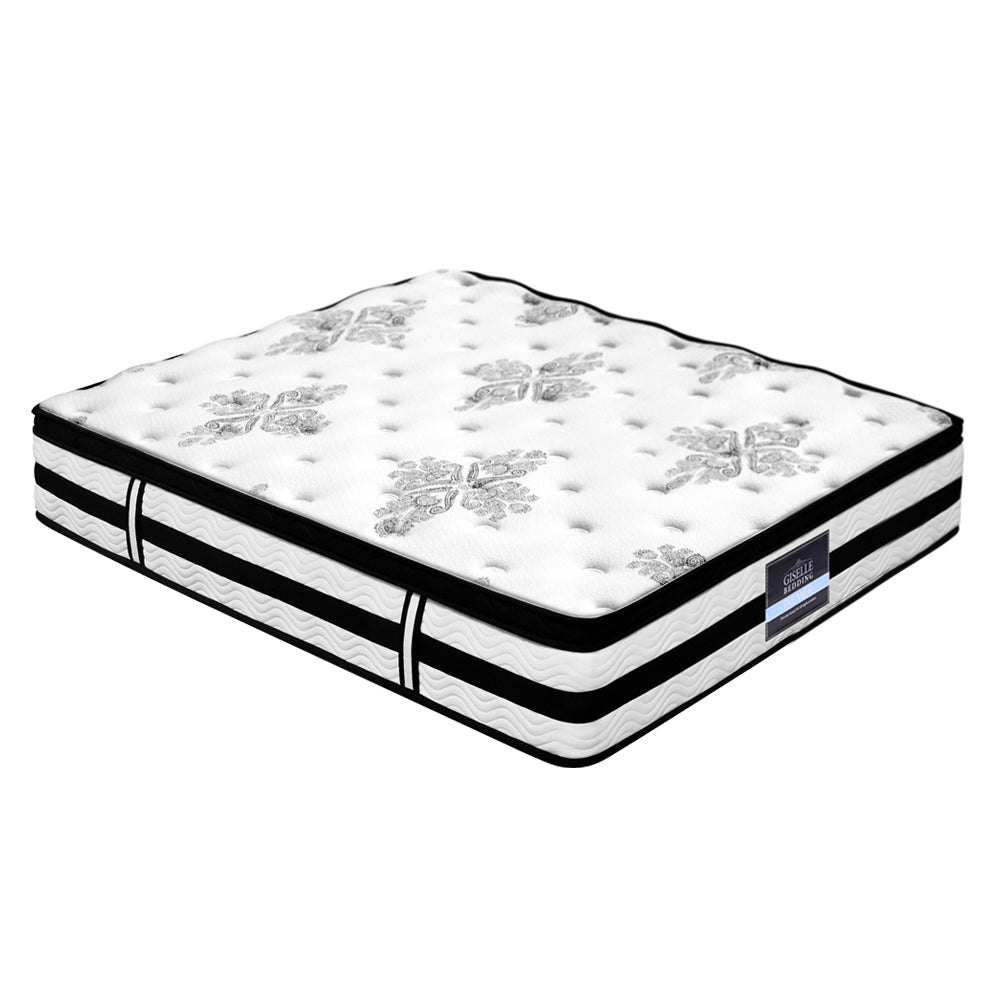 Giselle Bedding Euro Top Pocket Spring Mattress 34cm Super King
