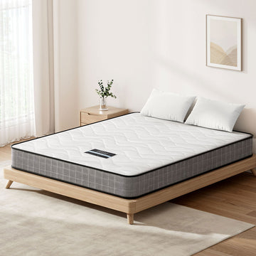 Giselle Bedding Mattress Medium Firm Bonnell Spring Tight Top 13cm Double